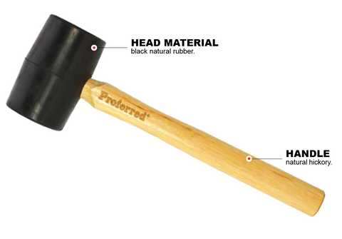 16 oz Rubber Mallet