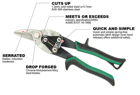 Right Cut Aviation Snips